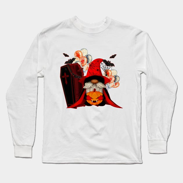 Gnome Halloween T-shirt Long Sleeve T-Shirt by The Studio Style